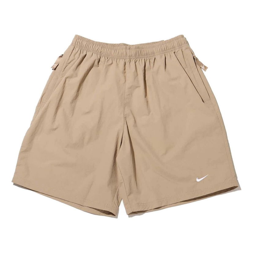 Къси панталони Nike Solo Swoosh Woven Shorts Бежово | DX0750-247