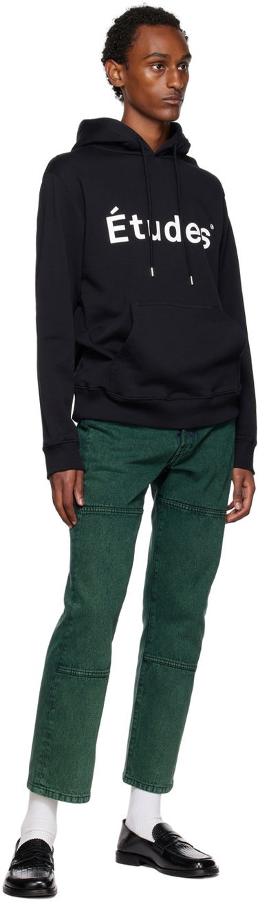 Суитчър Études Klein Logo Hoodie Черно | C00ME250OC16BK, 3