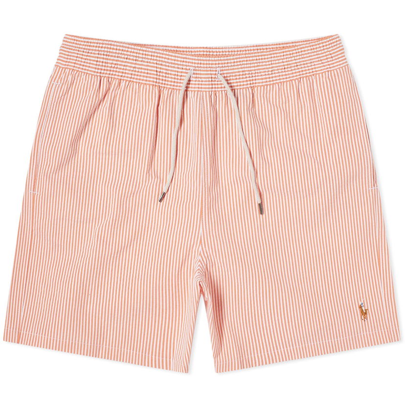 Бански Polo by Ralph Lauren Striped Traveller Swim Shorts Оранжево
 | 710834828007