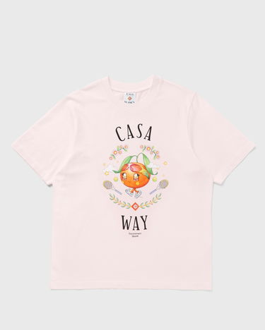 Тениска Casablanca Casa Way Orange Mascot Graphic T-Shirt Розово | M-AW25-JTS-001-09, 0