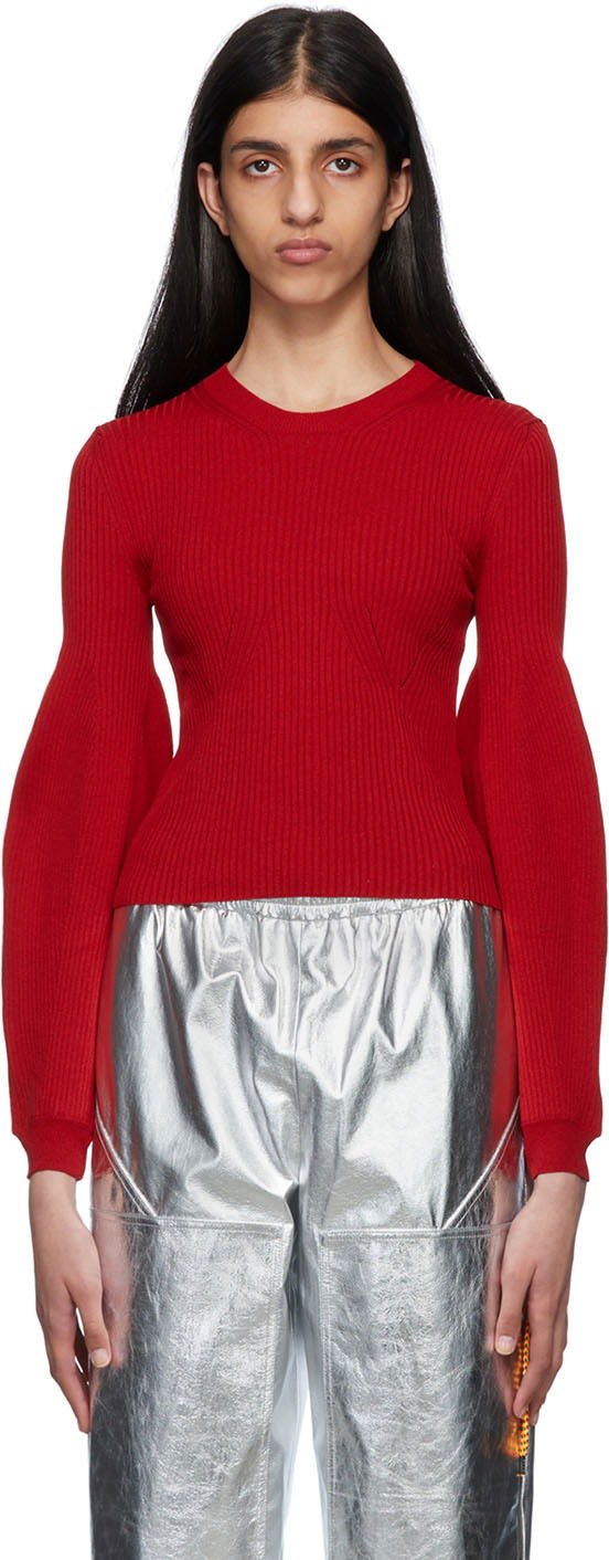 Пуловер Stella McCartney Stella McCartney Sensual Knit Sweater Червено | 6K01273S2347, 0
