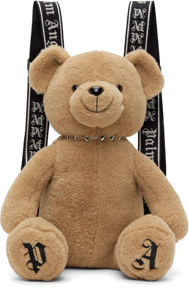 Palm Angels 'Bear in Mind' Plush Backpack