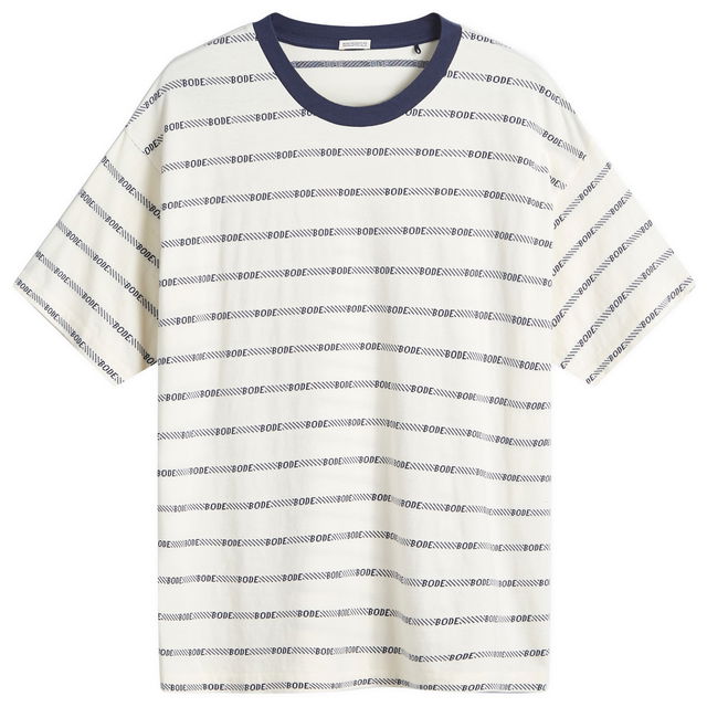 Jacquard Boxy T-Shirt White