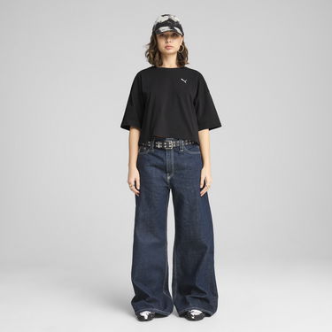 Тениска Puma WARDROBE ESS Cropped T-Shirt Черно | 629743_01, 3
