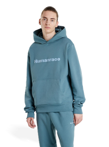 Суитчър adidas Originals Pharrell Williams x Basics Hood Синьо | HI2959