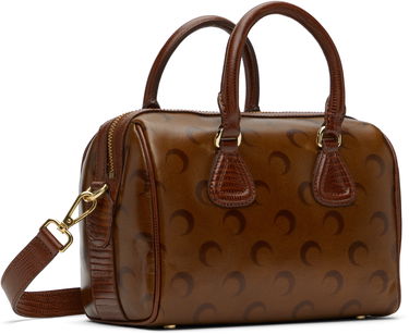 Дамска чанта Marine Serre Marine Serre Moon Airbrushed Leather Strike Bag Кафяво | WBA019A CLEA0053, 2
