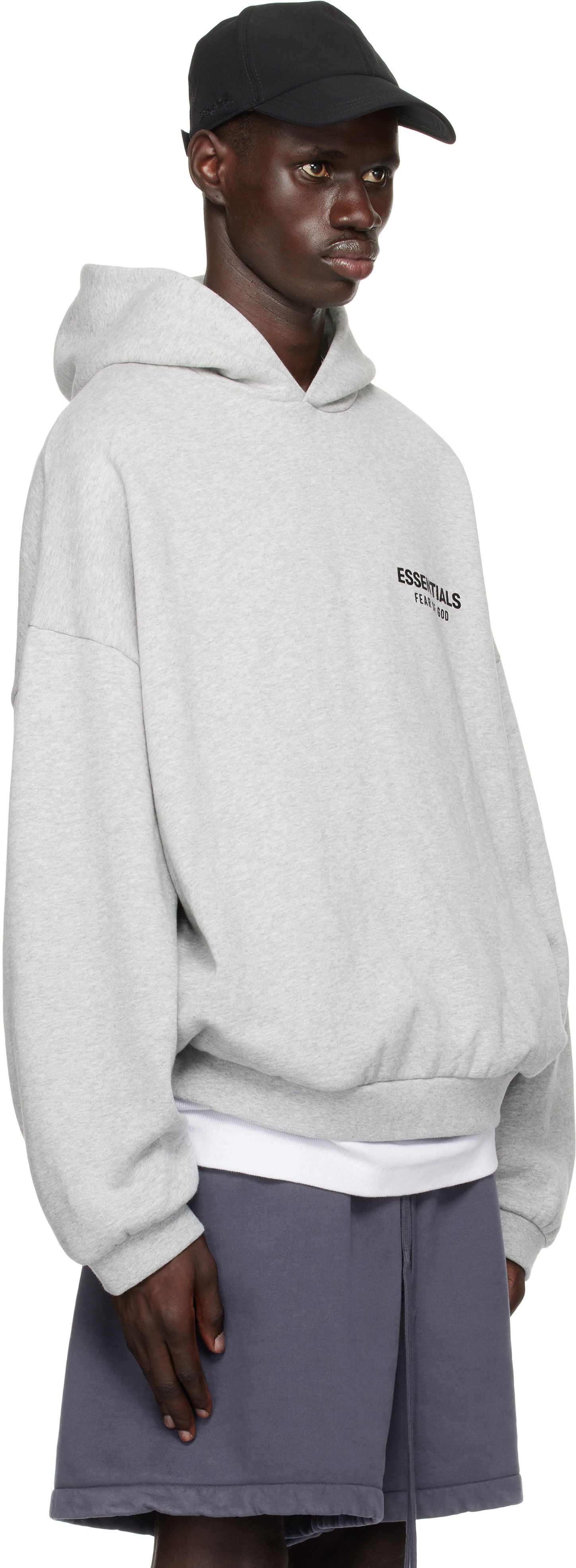 Суитчър Fear of God Essentials Fleece Hoodie II FW24 Сиво | 192HO246258F, 1