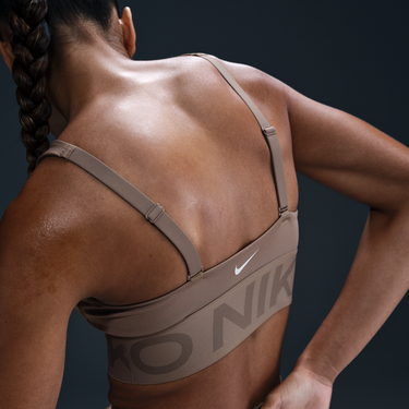 Сутиен Nike Pro Indy Plunge Padded Medium-Support Sports Bra Кафяво | HF7324-233, 3