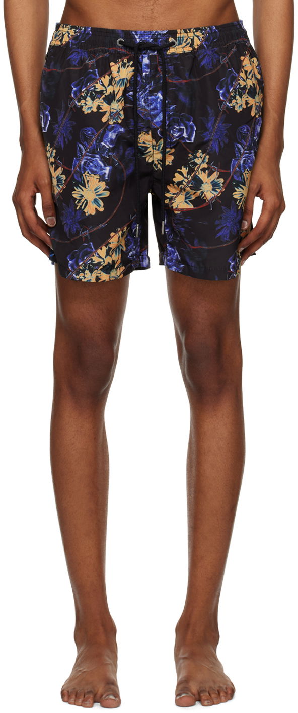 Бански Ksubi Hyperflower Swim Черно | MSP23WA008, 0