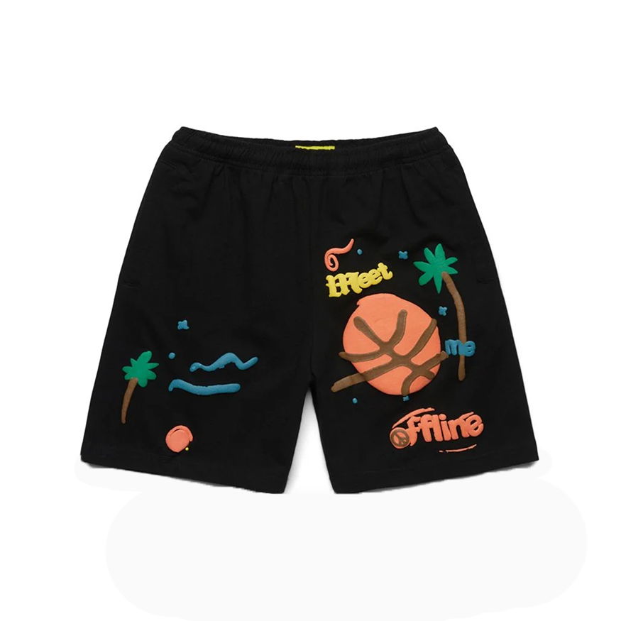 Къси панталони MARKET Meet Me Offline Shorts Черно | 395000518, 0