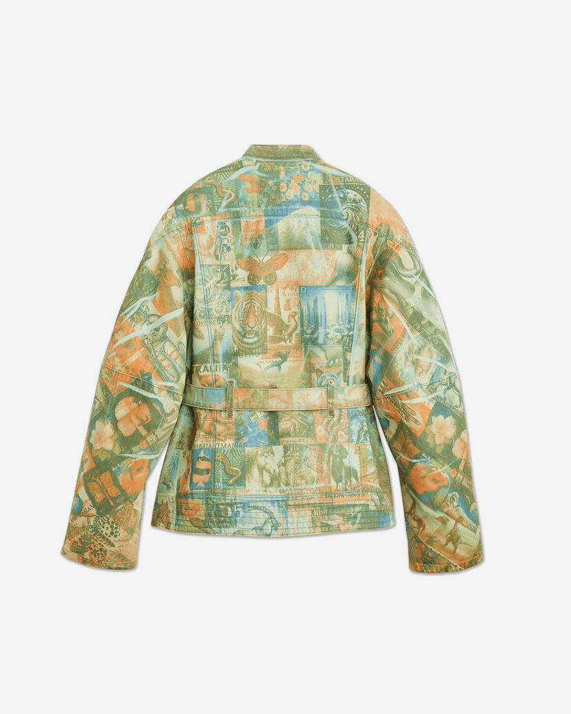 Яке KIKO KOSTADINOV Levi's Carina Waisted Jacket with Postal Stamp Print Многоцветен | 003IR0000 1