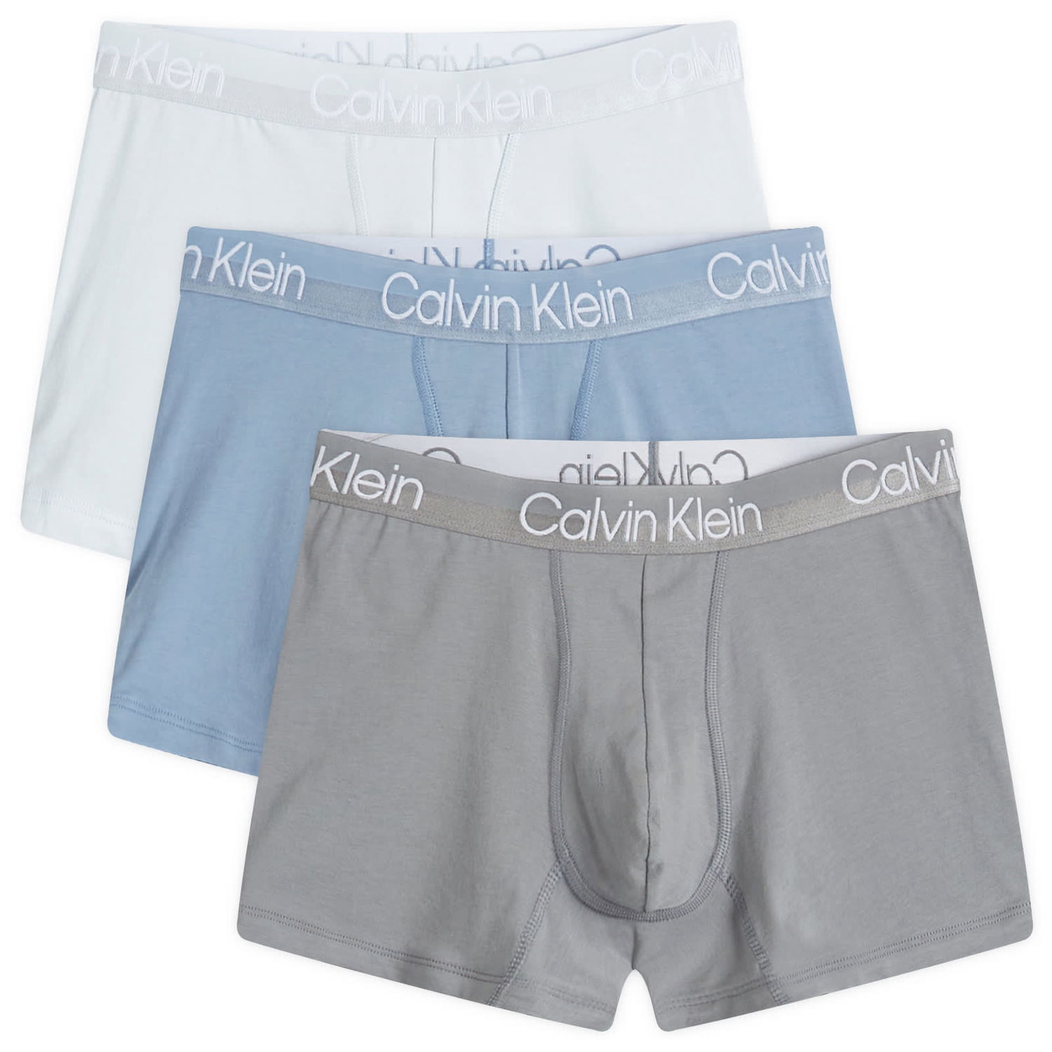 Боксерки CALVIN KLEIN Trunk - 3 Pack Многоцветен | 000NB2970APV3, 0