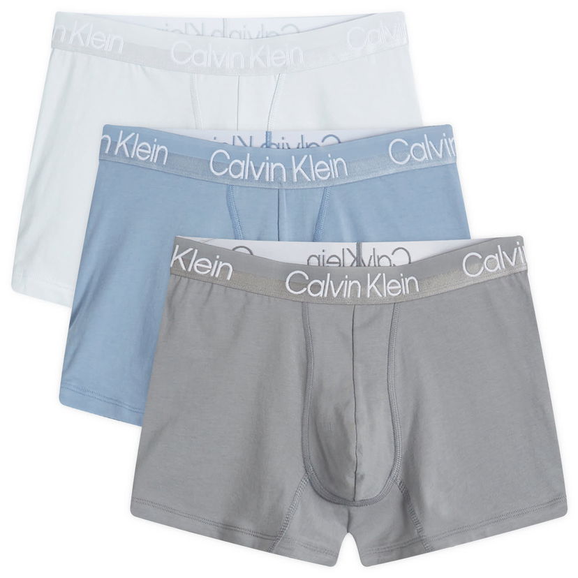 Боксерки CALVIN KLEIN Trunk - 3 Pack Многоцветен | 000NB2970APV3