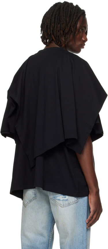 Тениска VETEMENTS VETEMENTS Double Layered T-Shirt Черно | UH76TR400B, 2