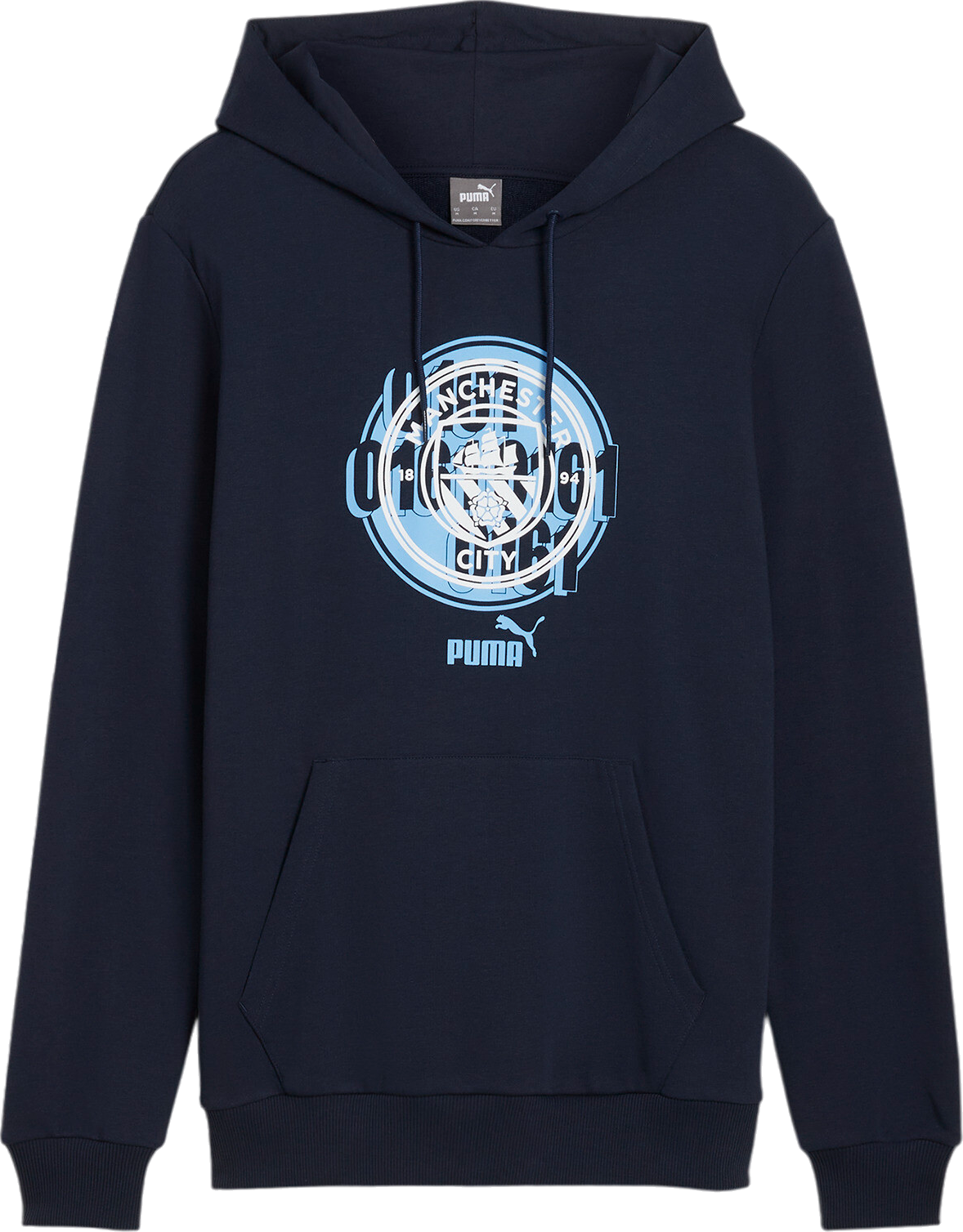 Суитчър Puma Manchester City ftblCulture Hoodie Тъмно синьо | 777776-42, 0