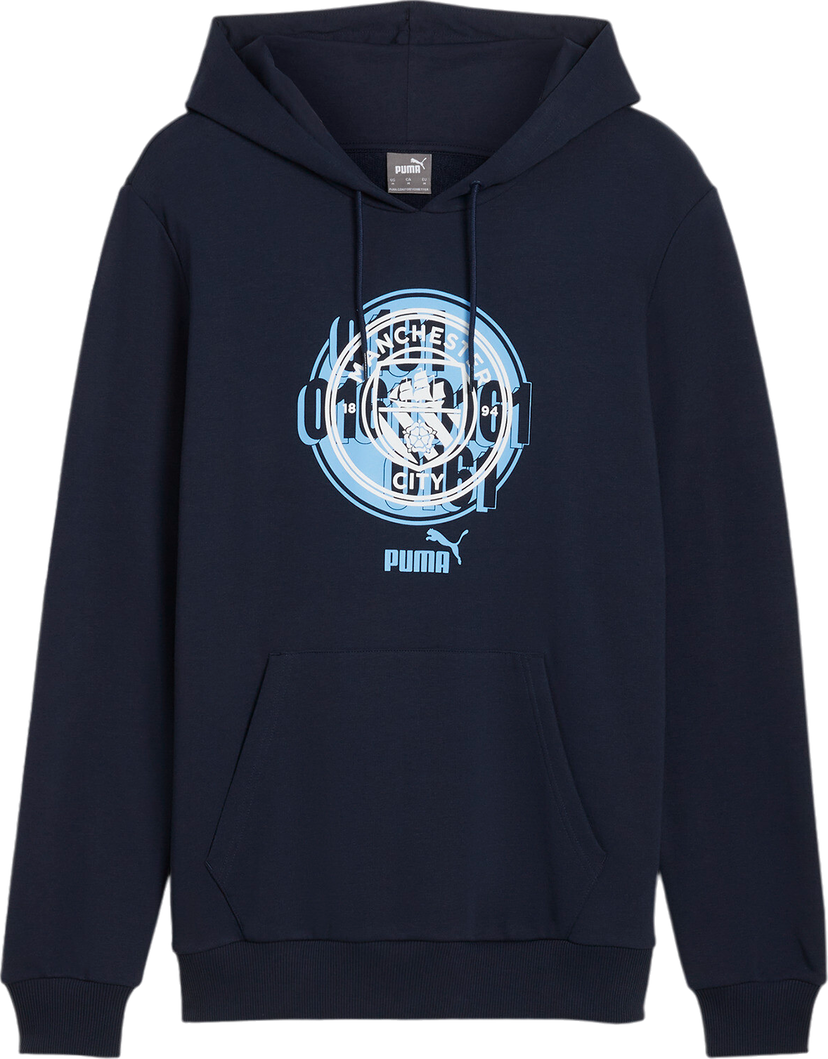 Суитчър Puma Manchester City ftblCulture Hoodie Тъмно синьо | 777776-42