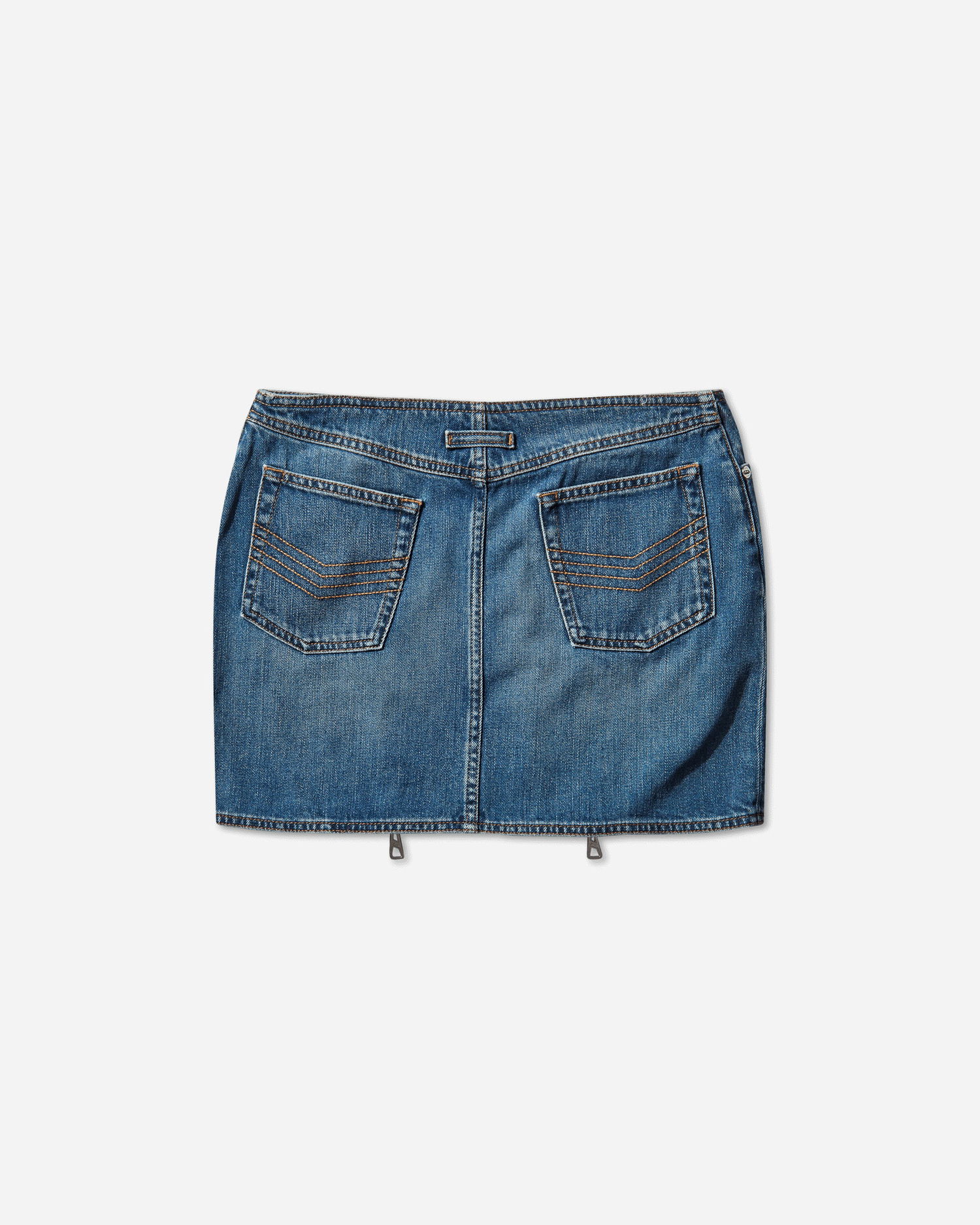 Пола Jean Paul Gaultier Zipped Denim Skirt Синьо | 2504WSK023D025 57, 0