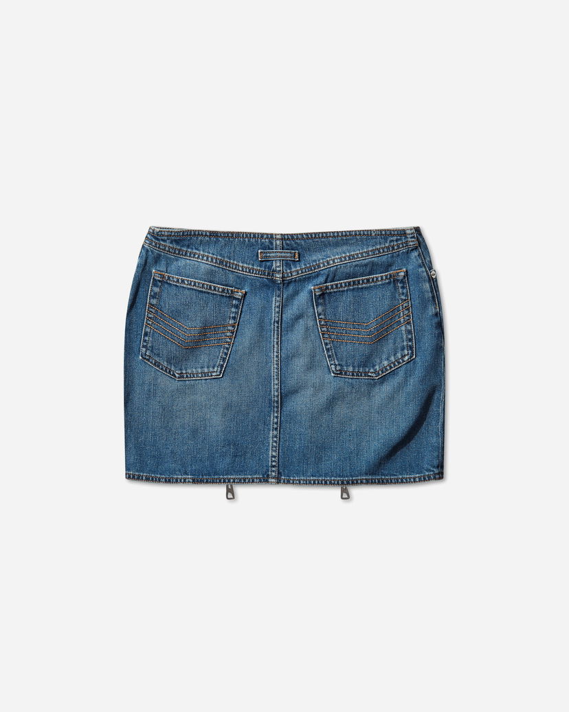 Пола Jean Paul Gaultier Zipped Denim Skirt Синьо | 2504WSK023D025 57