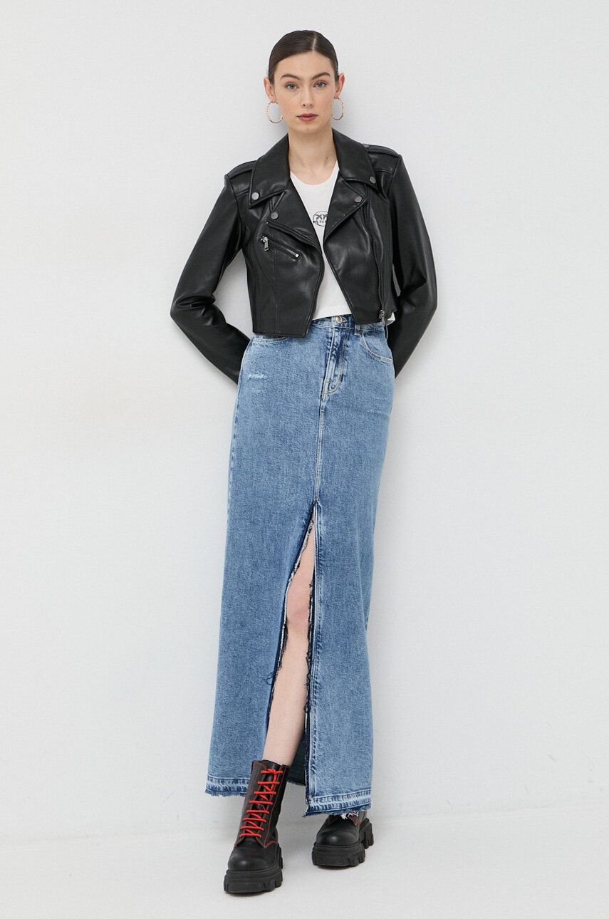 Пола GUESS Denim Skirt Синьо | W3RD22.D4WB3, 0
