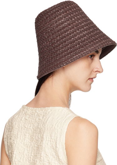 Шапка Max Mara Max Mara Wainer Woven Beach Hat Кафяво | 2514571052600, 2