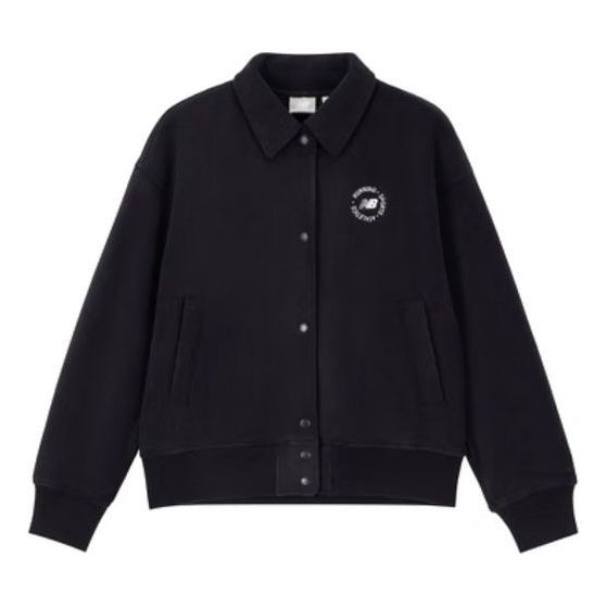 Яке бомбър New Balance Authentic Buttoned Coach Jacket Черно | 6DD38532-BK