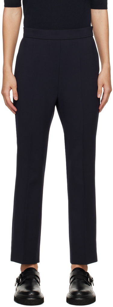 Панталони Max Mara Max Mara Slim-Fit Dress Trousers Синьо | 2411131081600, 0