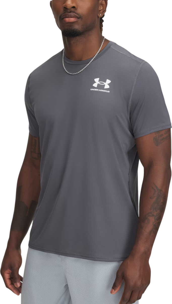 Тениска Under Armour Under Armour HeatGear Fitted T-Shirt Сиво | 6000939-025, 0