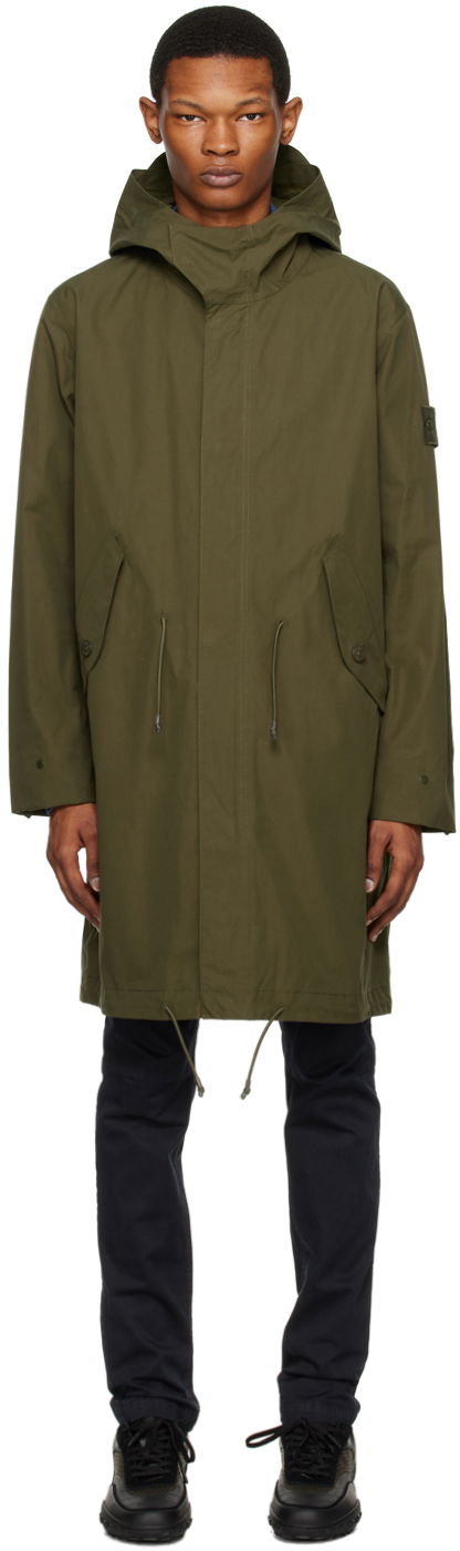Палта Stone Island Ghost Piece Coat Зелено | 7815704F1, 0