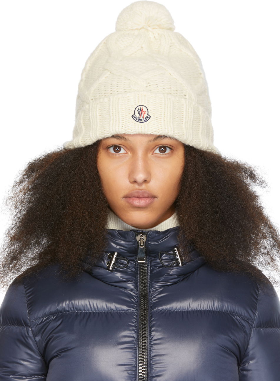 Шапка Moncler Pom Pom Beanie Бяло | G20933B00020M1224, 0
