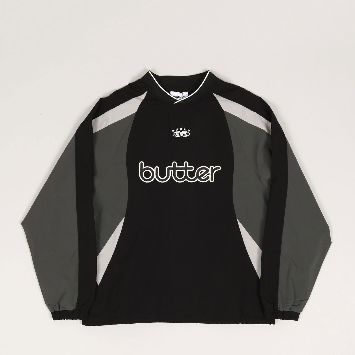 Ветровка Butter Goods Butter Goods Ridge Sport Crewneck Черно | butter-goods-ridge-sport-crewneck-black, 0