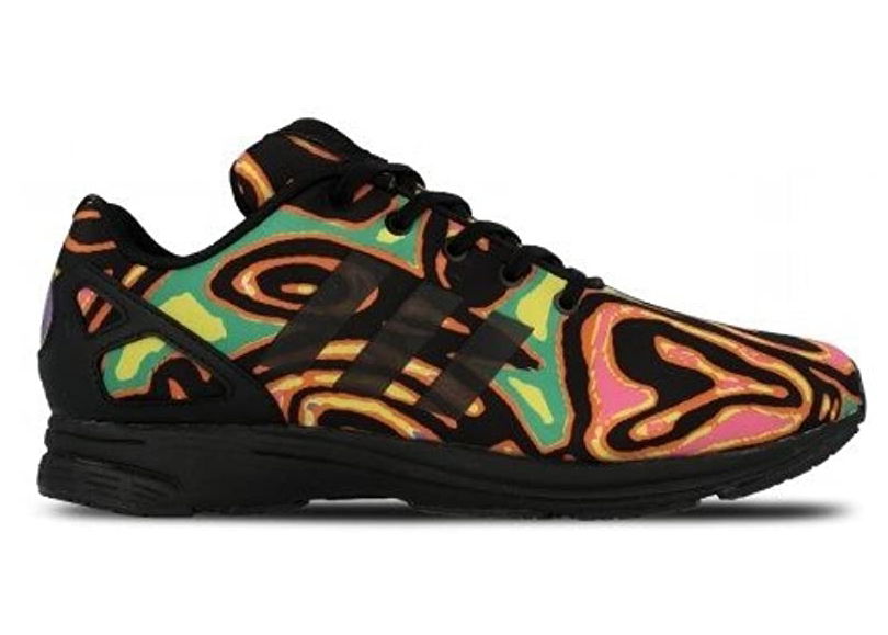 Кецове и обувки adidas Originals ZX Flux Tech Jeremy Scott Psychedelic Многоцветен | S77841, 0