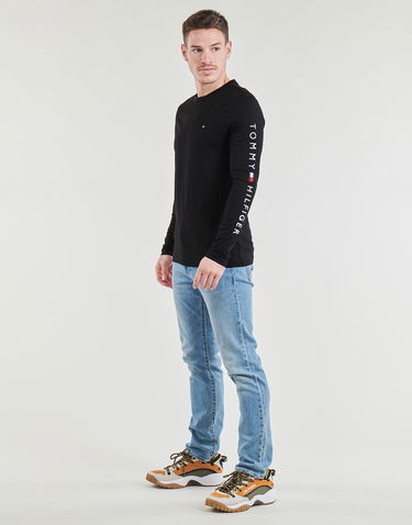 Пуловер Tommy Hilfiger Long Sleeve TOMMY LOGO LONG SLEEVE TEE Черно | MW0MW09096-BDS, 1