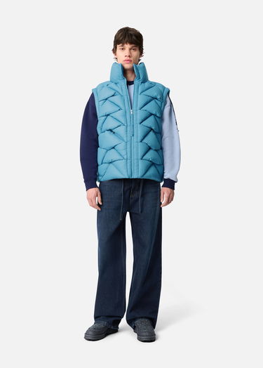 Жилетка AXEL ARIGATO Geometric Quilted Puffer Vest Синьо | A3126002, 4