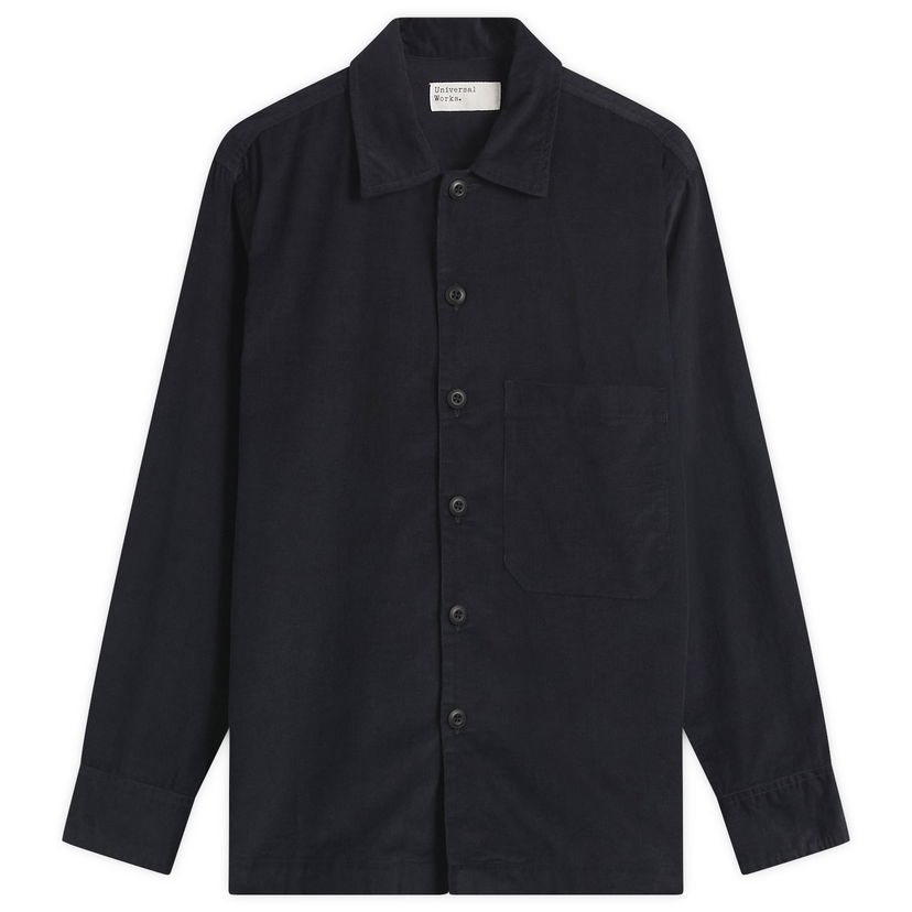 Риза Universal Works Fine Cord Fatigue Overshirt Черно | P33049-BLK