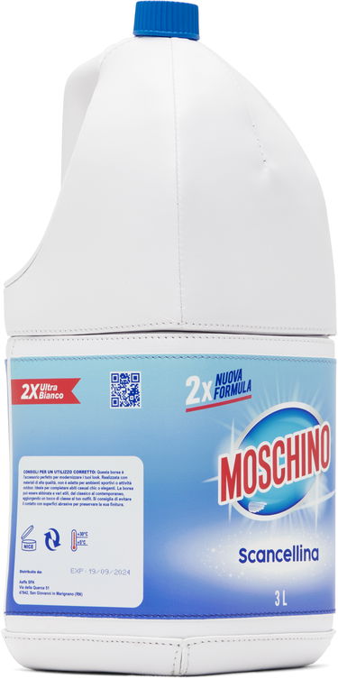 Дамска чанта Moschino Moschino 'Scancellina' Bleach Clutch Бяло | MC4273PP0MOY710A, 1