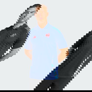 Поло тениска adidas Performance Training Polo Shirt Синьо | JD4125, 0