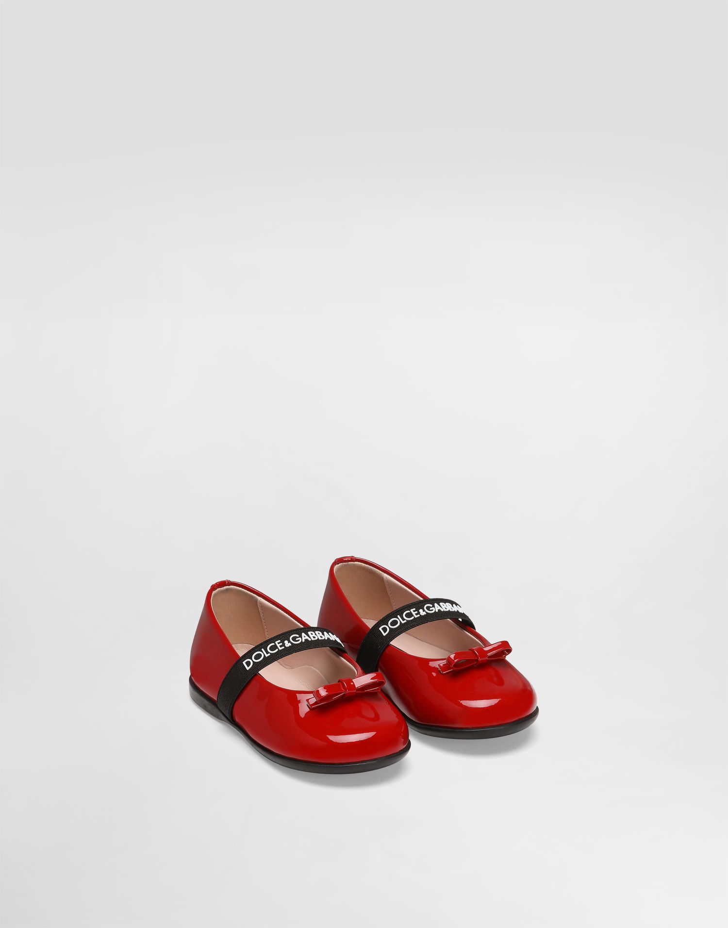 Аксесоари Dolce & Gabbana Dolce & Gabbana Patent Leather Ballet Flats With Elastic Червено | D20093A483187124, 1