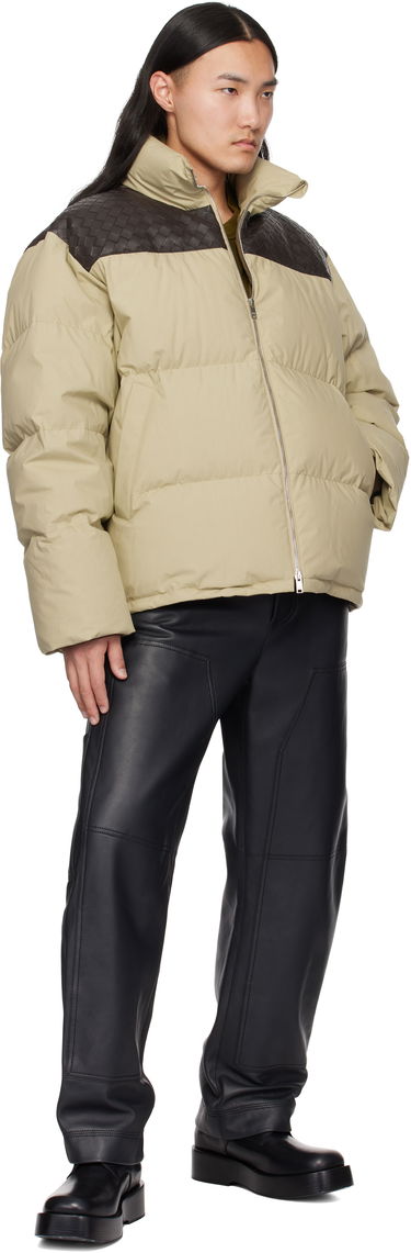 Пухо яке Bottega Veneta Bottega Veneta Frosted Poplin Puffer Jacket Бежово | 815198V1LE03008, 3