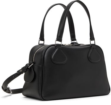 Дамска чанта Courrèges Studded Leather Bowling Bag Черно | 324GSA133CR0065, 2