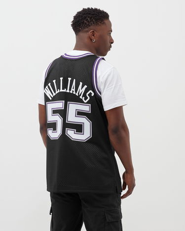 Фланелка Mitchell & Ness NBA Swingman Jersey Sacramento Kings Road 2000-01 Jason Williams #55 Черно | SMJYGS18206-SKIBLCK00JWI, 2