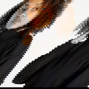 Суитчър CALVIN KLEIN Cropped Logo Tape Sweatshirt Черно | J20J221946 BEH, 3