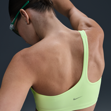 Сутиен Nike Zenvy Asymmetrical Light-Support Padded Sports Bra Зелено | HQ9182-701, 3