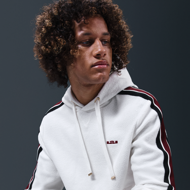 Суитчър Nike LeBron Standard Issue Therma-FIT Pullover Basketball Hoodie, Polyester/Cotton Бяло | HV3403-133, 1