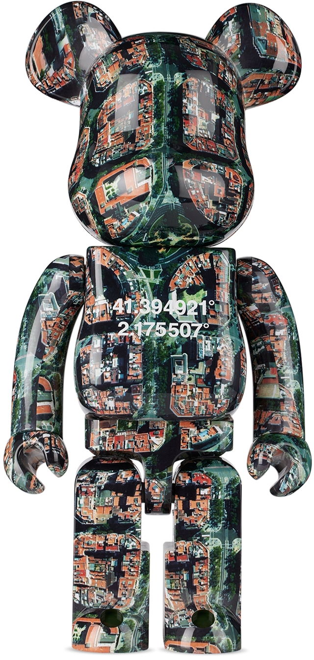 Green & Orange Benjamin Grant Overview 1000% Be@rbrick