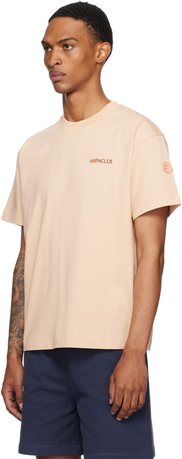 Тениска Moncler Moncler Genius x Gilga Farm Short Sleeve T-Shirt Бежово | K24028C0000589AZ9, 3
