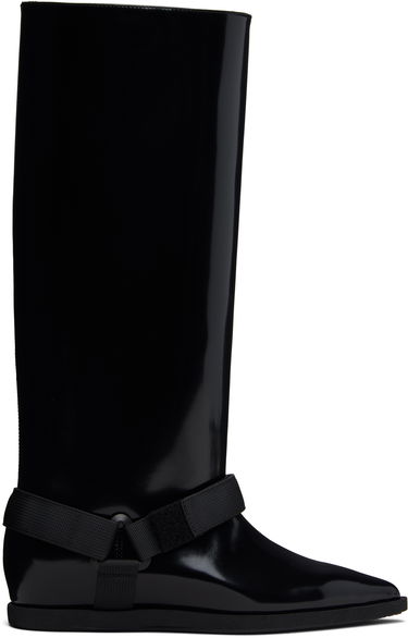 Кецове и обувки sacai sacai Belted Tall Boots Черно | 25-08249, 0