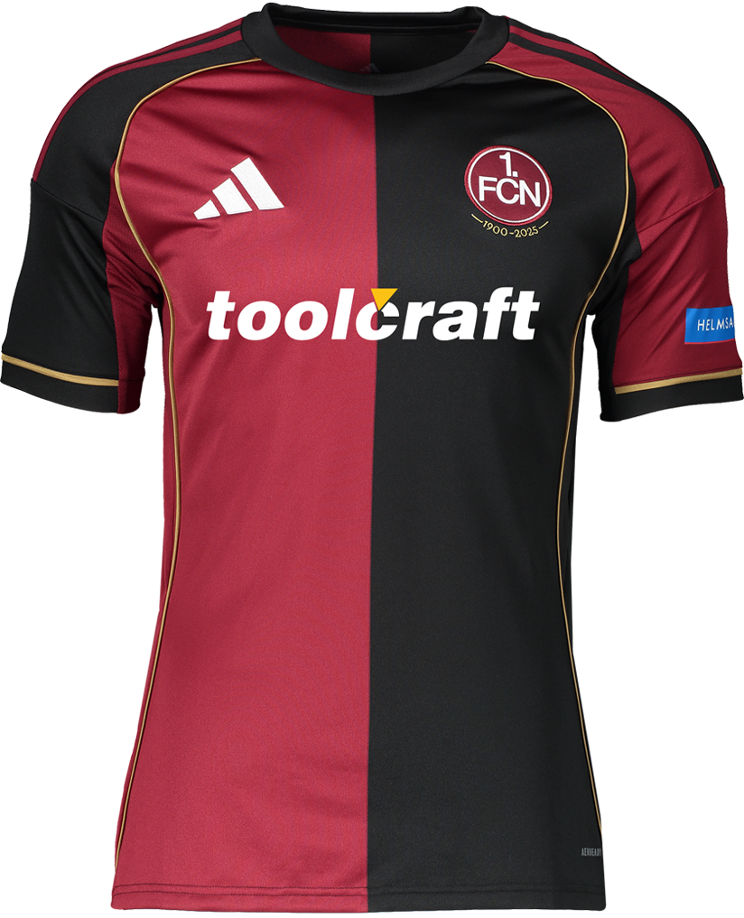 Фланелка adidas Originals 1. FC Nürnberg Home Jersey 2025/26 Kids Червено | 6fcnjj2750, 0