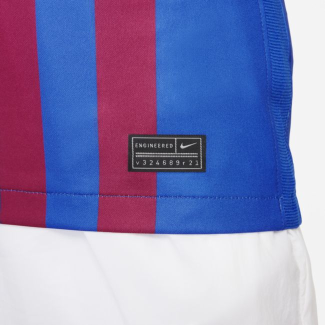 Фланелка Nike F.C. Barcelona 2021/22 Stadium Home Football Shirt Синьо | CV8182-428, 1
