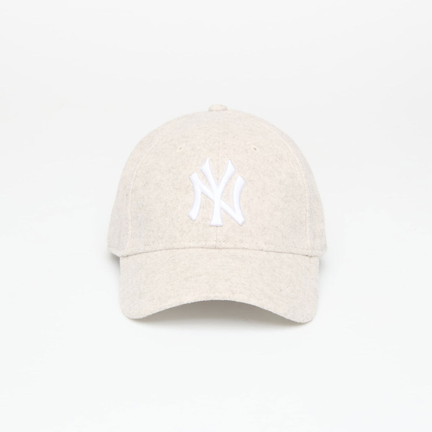 Шапка с козирка New Era New York Yankees MLB Melton Wool 9FORTY Adjustable Universal Cap Бежово | 60758974, 0