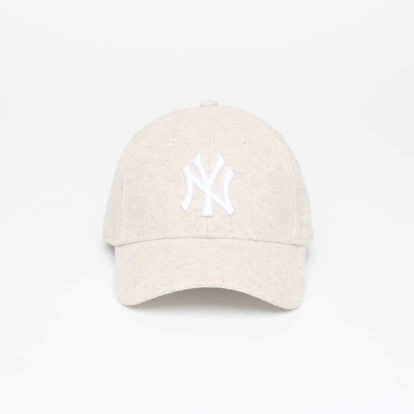 Шапка с козирка New Era New York Yankees MLB Melton Wool 9FORTY Adjustable Universal Cap Бежово | 60758974